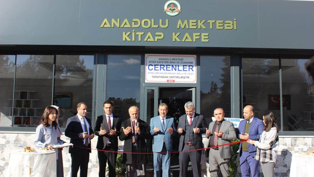 Anadolu Mektebi Kitap Kafe'nin Açılışı Gerçekleştirildi