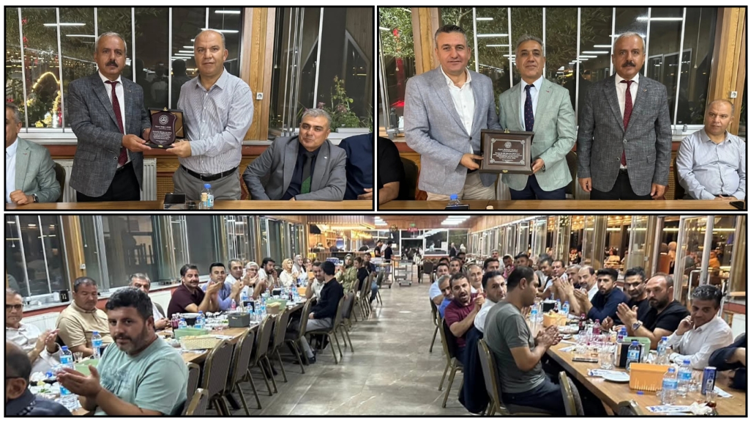 Tayin Sebebiyle Müdürlüğümüzdeki Görevlerinden Ayrılan Şube Müdürlerimize Veda Yemeği Programı Düzenlendi